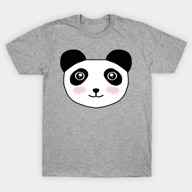 Panda head v2 T-Shirt by tothemoons